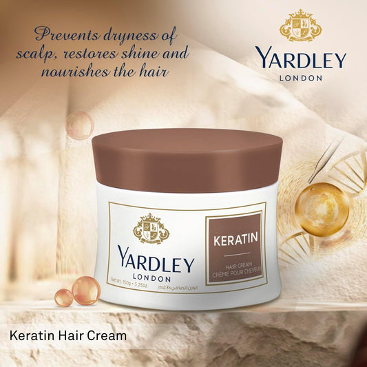 Yardley Keratin Hair Cream 150g