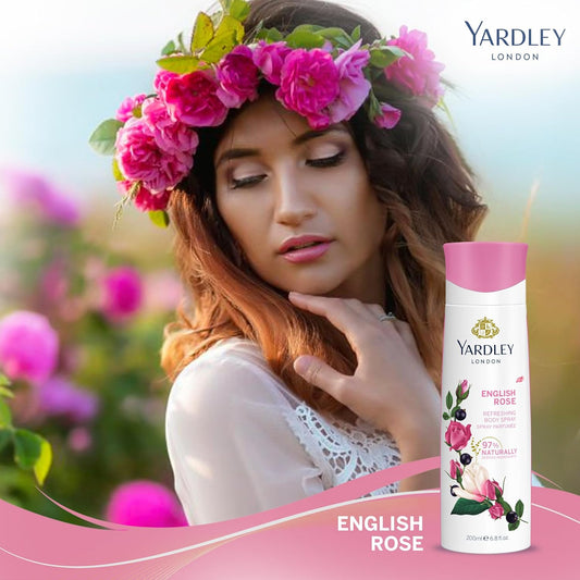 Yardley Women English Rose Body Spray 150ml
