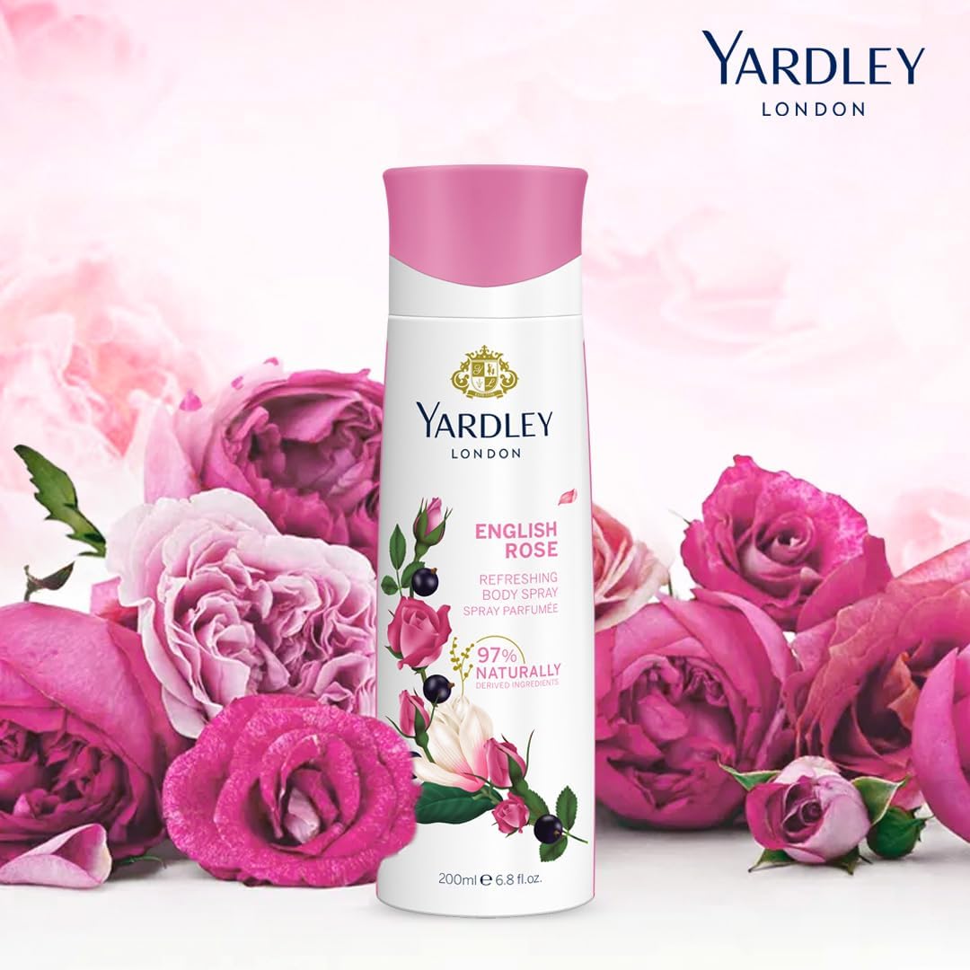 Yardley Women English Rose Body Spray 150ml