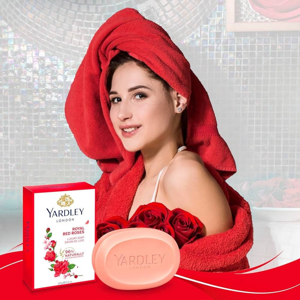 Yardley Women Royal Red Roses Soap 100g
