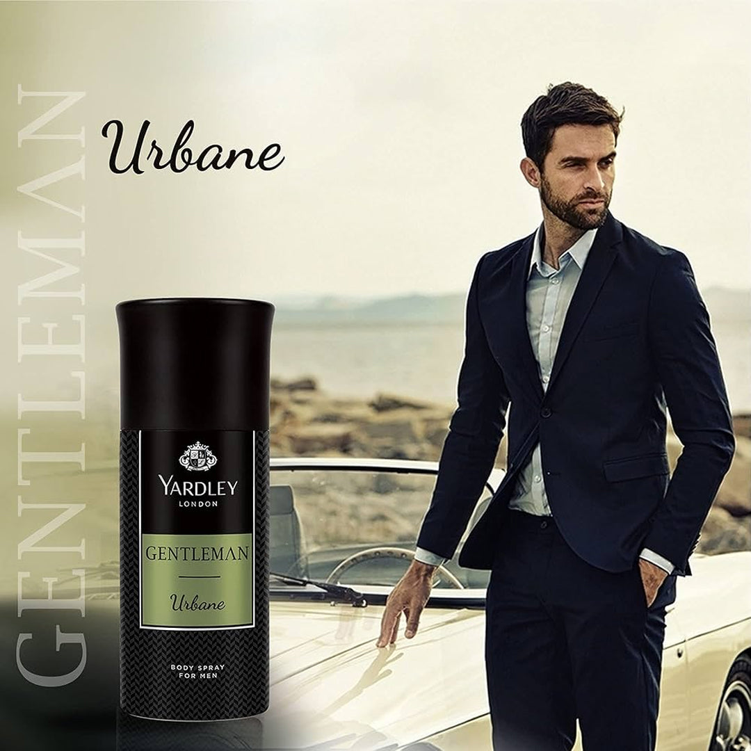 Yardley Men Gentleman Urbane Body Spray 150ml