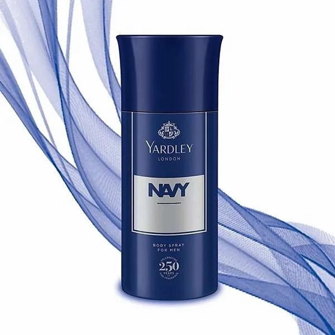 Yardley Navy Body Spray for For Men 150ml