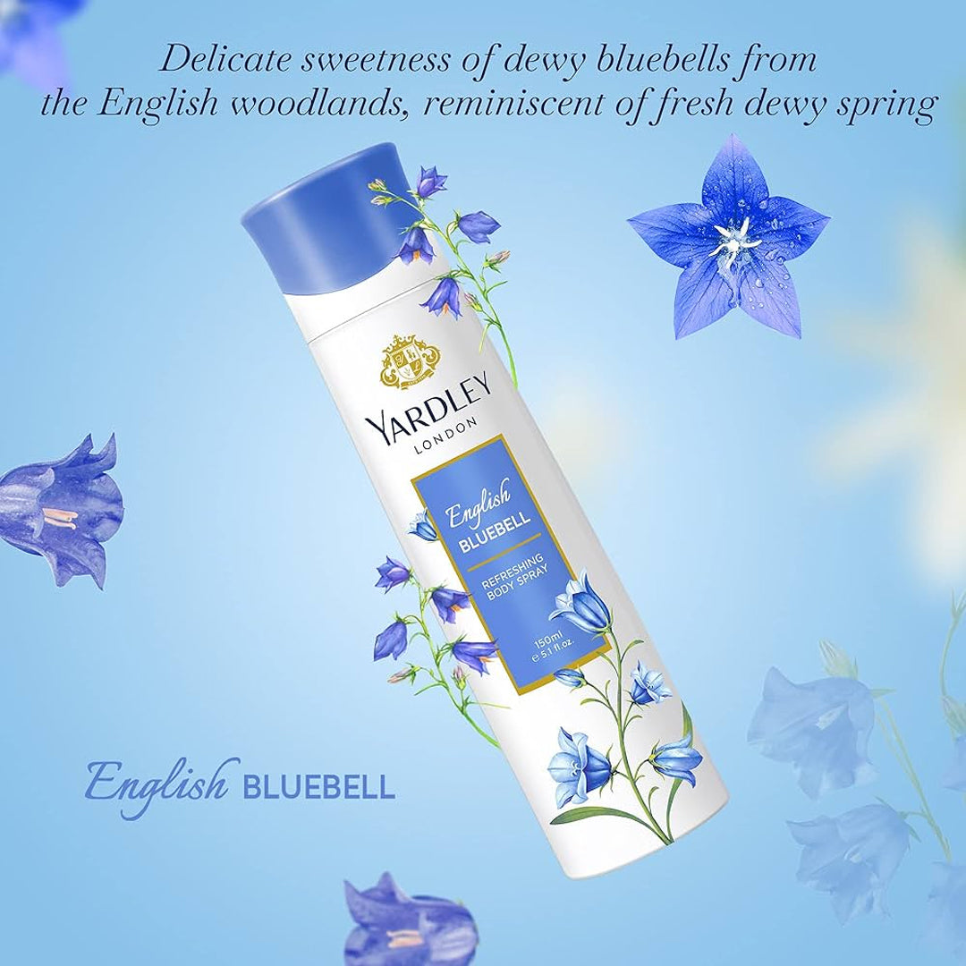 Yardley English BlueBell Body Spray For Women 150ml
