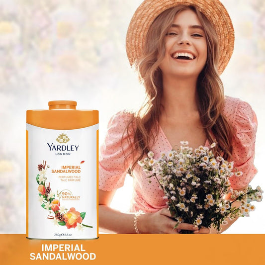 Yardley Women Imperial Sandal Wood Talcum 125g